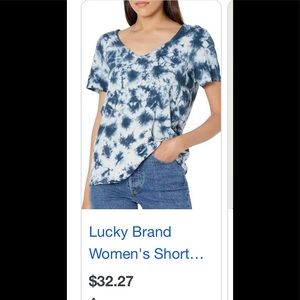 Lucky brand tie dye top